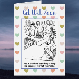 Man Takes Ironing To Hospital Patient