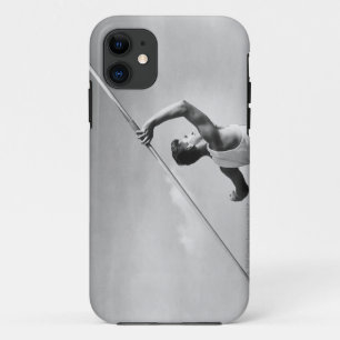 Man Throwing Javelin iPhone 11 Case