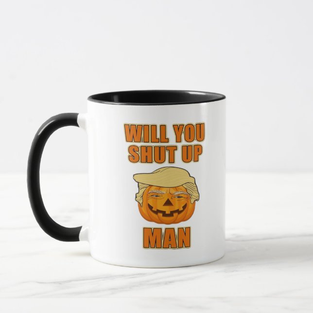 Man, Trumpkin Halloween Mug (Left)