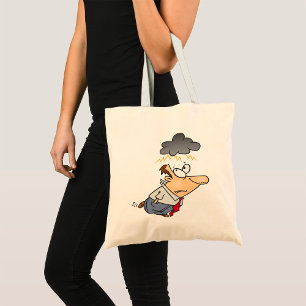 Man Under A Cloud Tote Bag