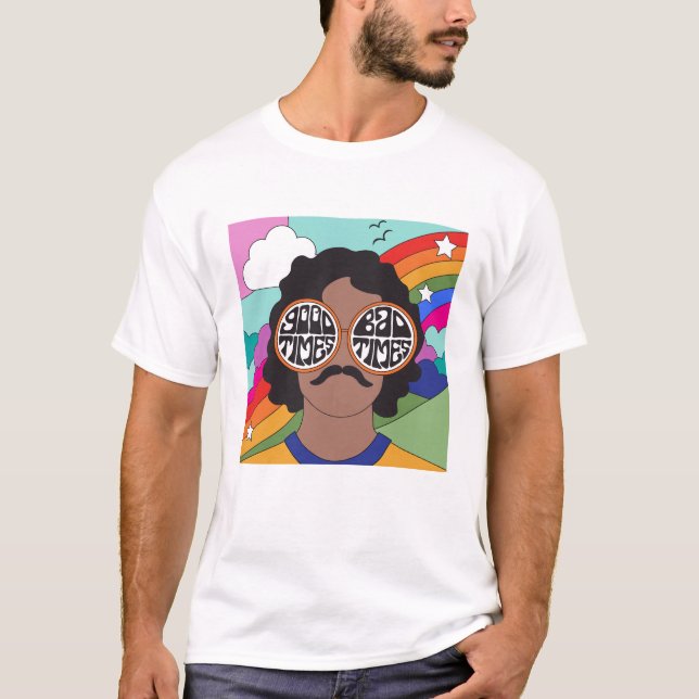 Man wearing glasses T-Shirt (Front)