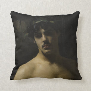 Man Wearing Laurels Cushion