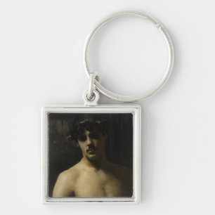 Man Wearing Laurels Key Ring