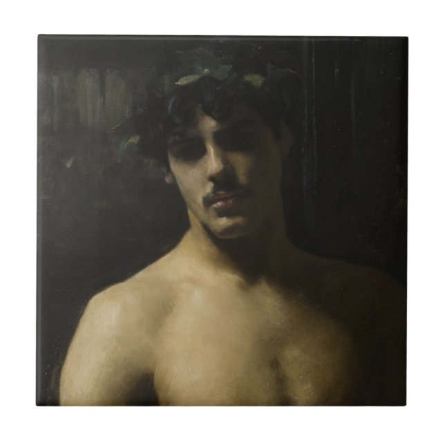 Man Wearing Laurels Tile (Front)