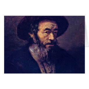 Man With A Beard. By Follower Of Rembrandt