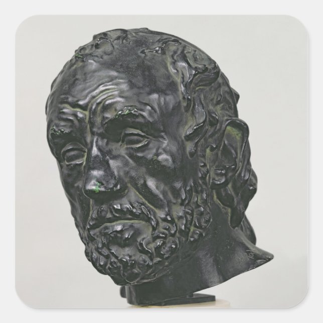 Man with a Broken Nose, 1865 Square Sticker (Front)