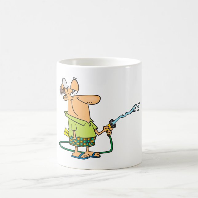 Man With A Garden Hose Coffee Mug (Creator Uploaded)