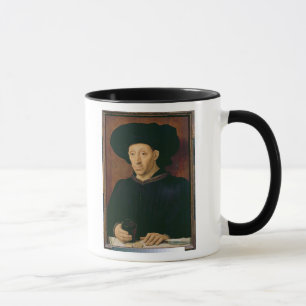 Man with a Glass of Wine Mug