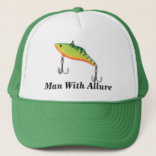 Man With Allure Fishing Sports Cap