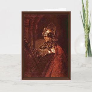 Man With Arms (Alexander The Great) By Rembrandt Card