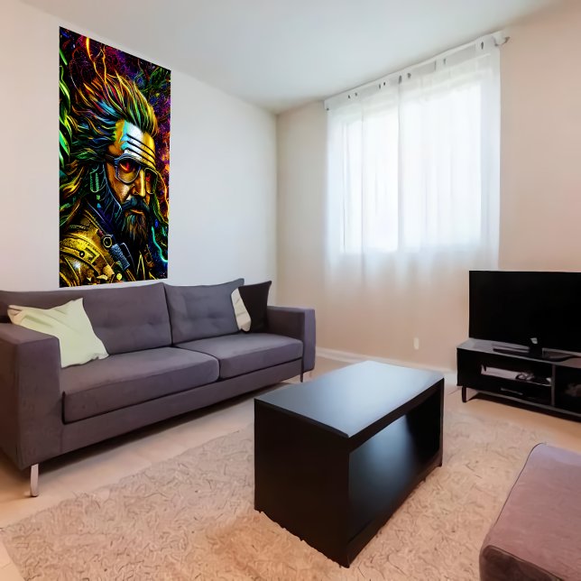 Man with beard and glasses | AI Art  Poster (Creator Uploaded)