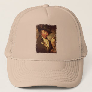 Man with Falcon Trucker Hat