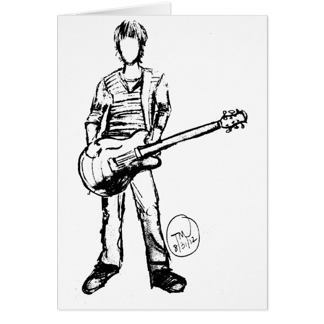 Man with Guitar (Front)