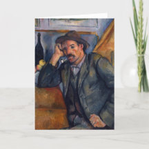 Man With Pipe - Paul Cezanne - c1890