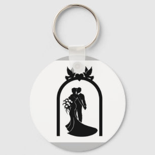 Man & Woman Wedding Day Guest Gifts Key Ring