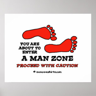 Man Zone Poster