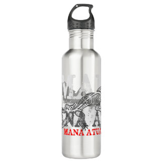 Mana Atua - power from the gods - white 710 Ml Water Bottle