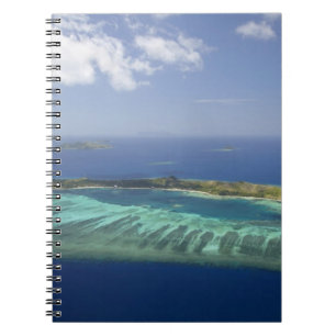 Mana Island and coral reef, Mamanuca Islands Notebook