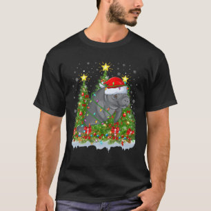 Mana Xmas Lights Santa Mana Christmas Tree T-Shirt