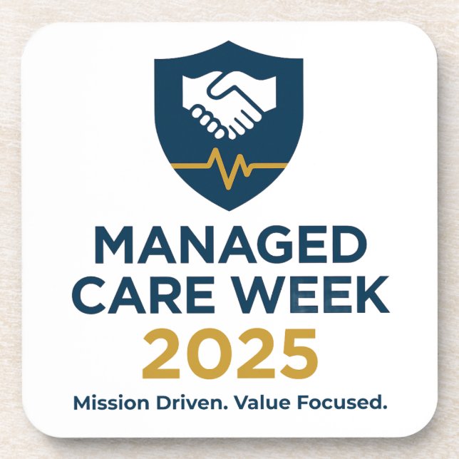 Managed Care Week 2025 - Plastic Coaster Set (Front)