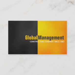 Management General Contractor Builder Business Card
