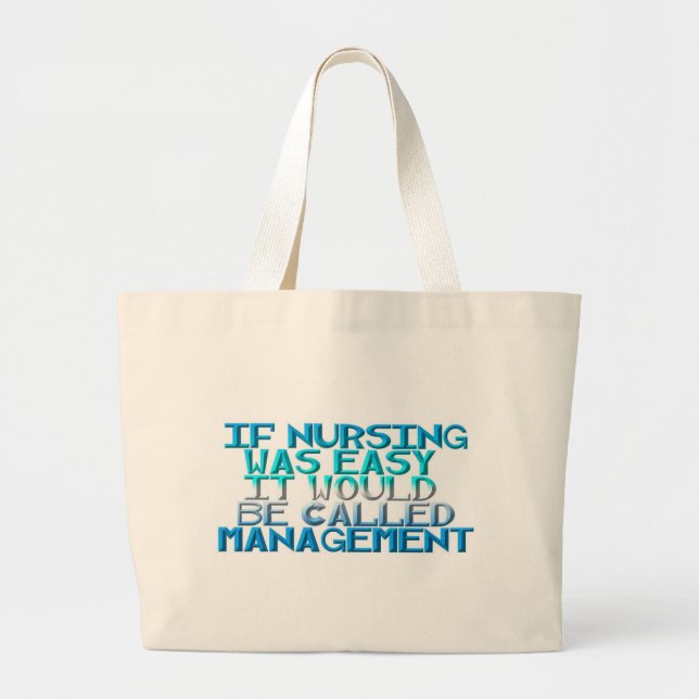 Management Large Tote Bag (Front)