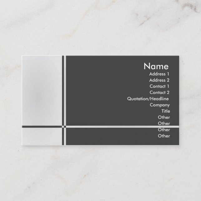 Management Profile Card (Front)