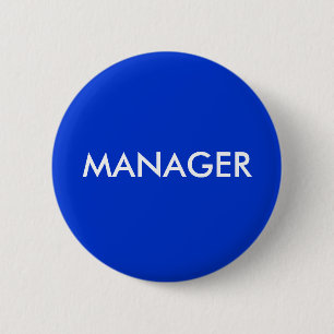 MANAGER 6 CM ROUND BADGE