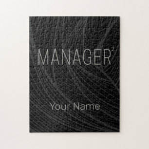 Manager CEO or Self-employed And Freelancer Design Jigsaw Puzzle