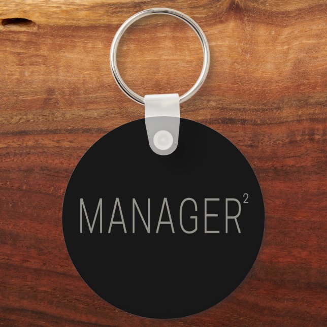 Manager CEO or Self-employed And Freelancer Design Key Ring (Front)