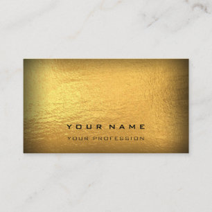Manager Construction Investment Trading Gold Black Business Card