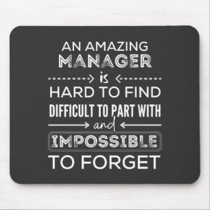 Manager, Gift For Manager, A Truly Great Manager Mouse Pad
