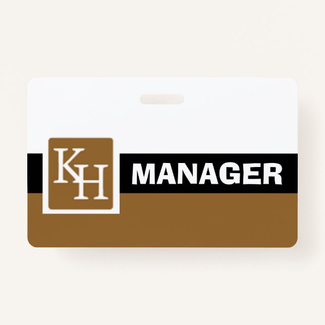 Manager ID Badge (Front)