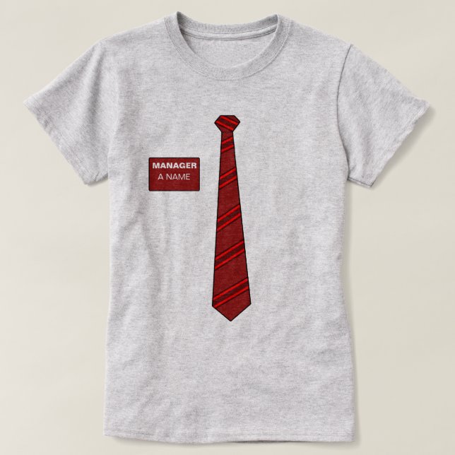 Manager Necktie Shirt (Design Front)