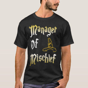 Manager Of Mischief Magical MOM Mischief Manager M T-Shirt