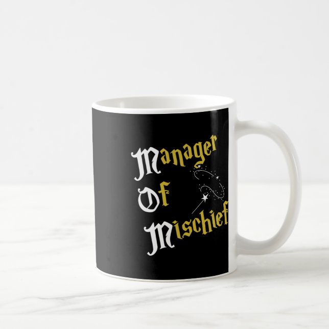 Manager Of Mischief Magical Mum Mischief Manager M Coffee Mug (Right)