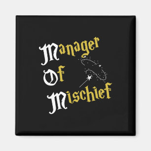 Manager Of Mischief Magical Mum Mischief Manager M Magnet
