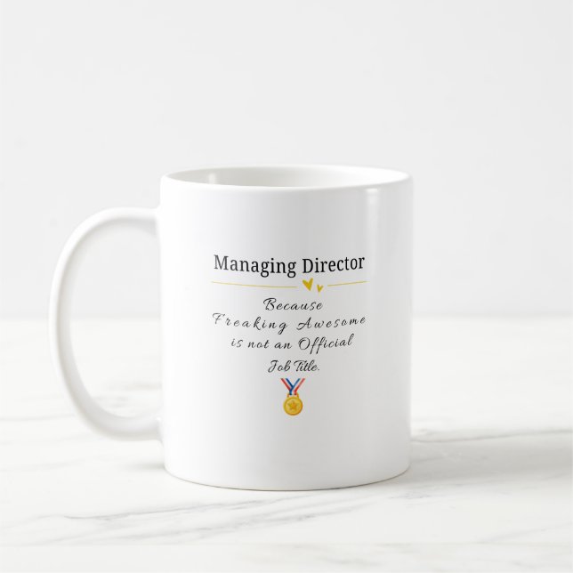 Managing Director Coffee Mug (Left)