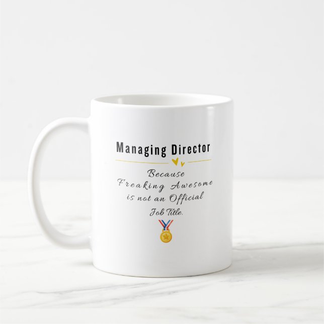 Managing Director Coffee Mug (Left)