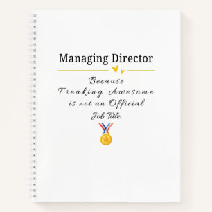 Managing Director Notebook