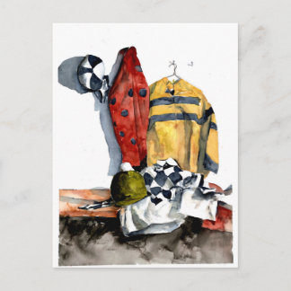 Managing the Fall Art Postcard