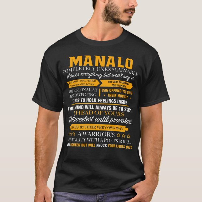 MANALO completely unexplainable T-Shirt (Front)