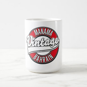 Manama Bahrain Vintage logo Coffee Mug