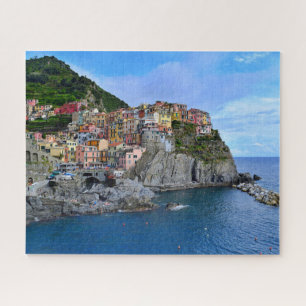 Manarola Cinq Terre Italy Europe Coastal Village Jigsaw Puzzle
