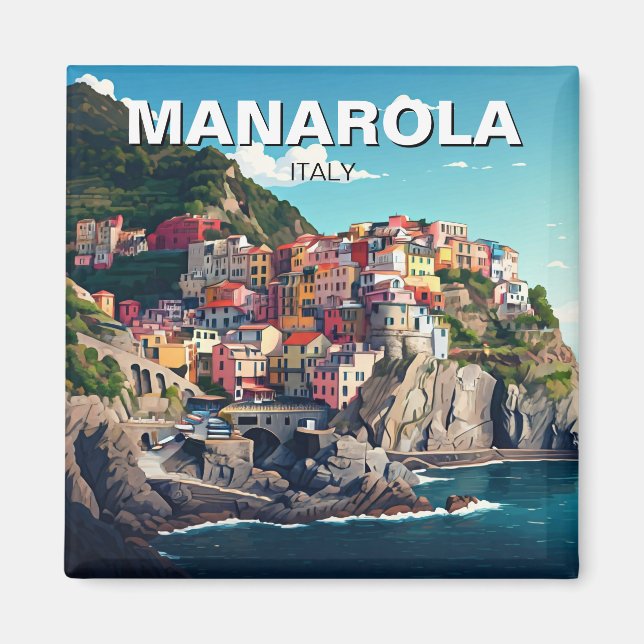 Manarola, Cinqua Terra Magnet (Front)