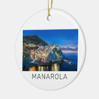 Manarola Cinque Terre La Spezia Retro Italy