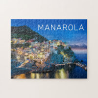 Manarola Cinque Terre La Spezia Retro Italy