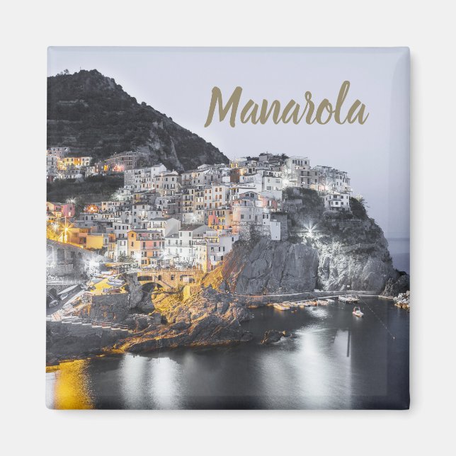 Manarola Cinque Terre Liguria Italy Fine Art gift Magnet (Front)