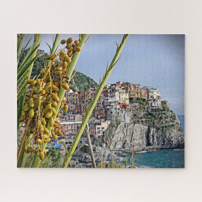 Manarola - Cinque Terre - Olives - 16x20 - 520 pcs Jigsaw Puzzle (Horizontal)