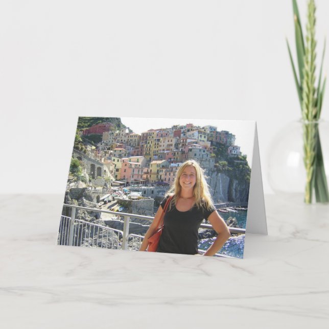 Manarola, Italy Holiday Card (Front)